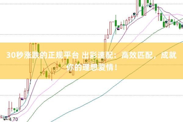 30秒涨跌的正规平台 出彩速配：高效匹配，成就你的理想爱情！